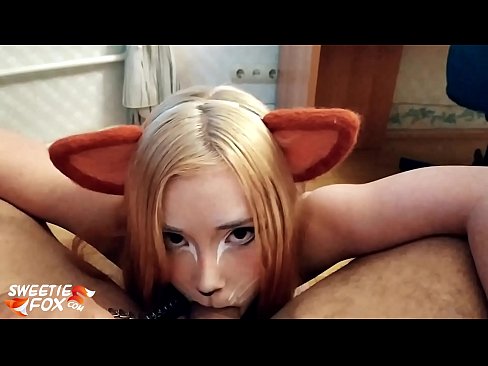 ❤️ Kitsune avalant une bite et du sperme dans sa bouche ❤️ Vidéo de porno at us ﹏